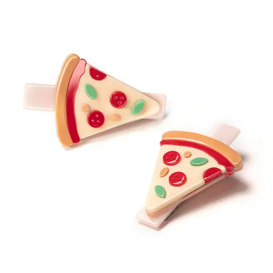 Pizza Slice Hair Clips