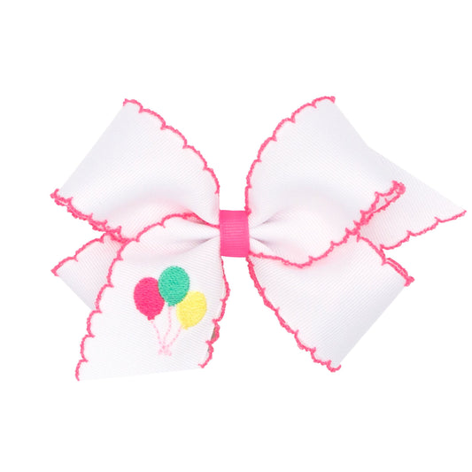 Moonstitch Bow with Balloons (Medium)