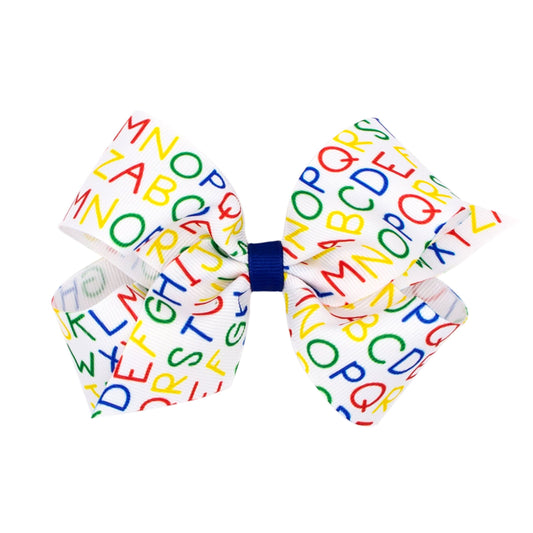 Back-to-School Letters Bow (Medium)