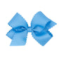 Medium Scalloped Edge Grosgrain Bow (Multiple Colors)