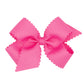 Medium Scalloped Edge Grosgrain Bow (Multiple Colors)
