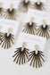 Black Sunburst Earrings