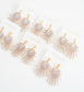 Marble Sunburst Earrings