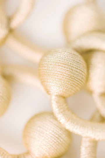 Metallic Lido Hoop Earrings