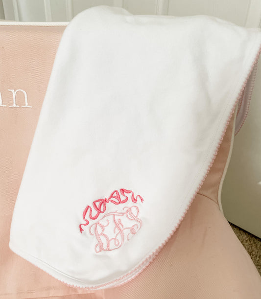 Picot Trim Baby Blanket