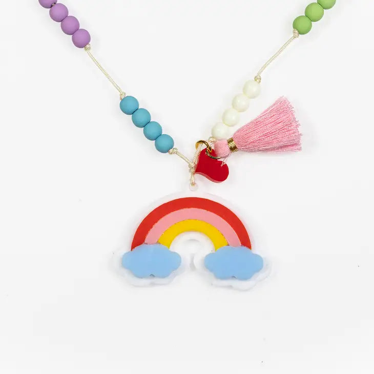 Rainbow Bead Necklace