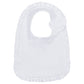 Ruffle Trim Baby Bib