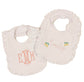 Ruffle Trim Baby Bib