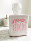 Linen Tissue Box Cover